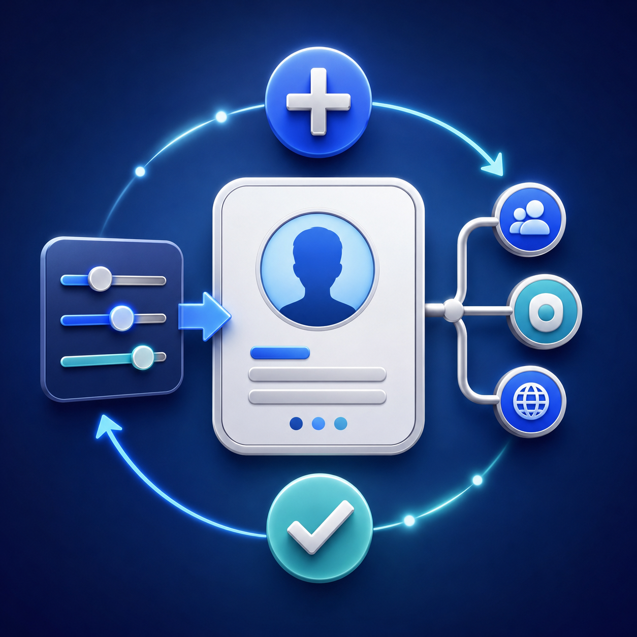 Social media account creation